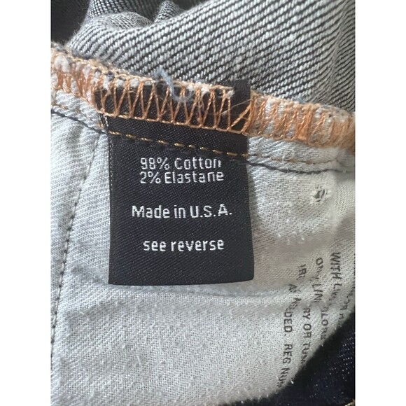 J. Crew Bootcut Women's Jeans Darkwash Size 27 Y2k Low Rise Made in USA Stretch - Picture 8 of 11